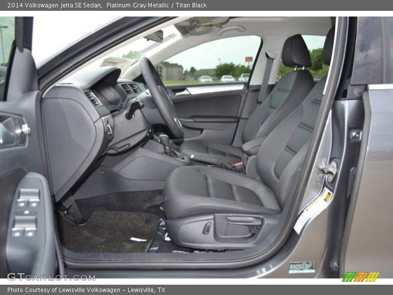 Platinum Gray Metallic / Titan Black 2014 Volkswagen Jetta SE Sedan