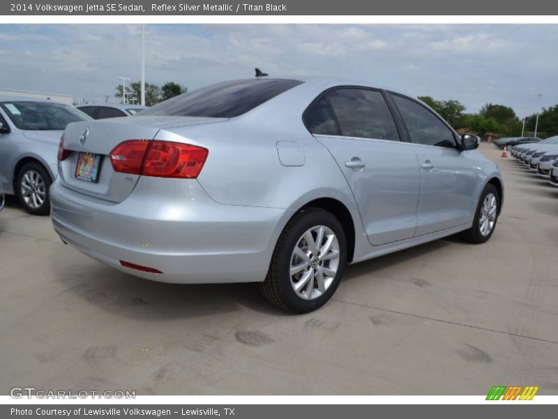 Reflex Silver Metallic / Titan Black 2014 Volkswagen Jetta SE Sedan