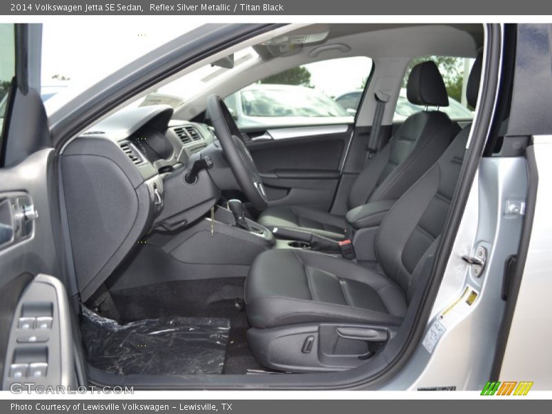 Reflex Silver Metallic / Titan Black 2014 Volkswagen Jetta SE Sedan