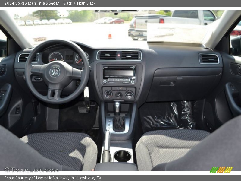 Black / Titan Black 2014 Volkswagen Jetta S Sedan
