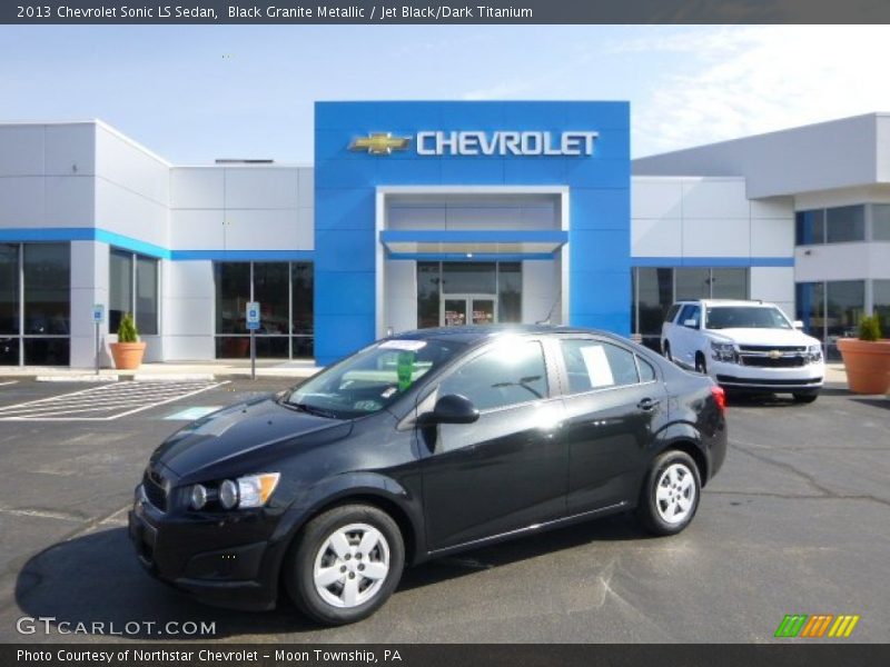 Black Granite Metallic / Jet Black/Dark Titanium 2013 Chevrolet Sonic LS Sedan