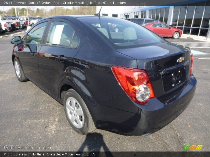 Black Granite Metallic / Jet Black/Dark Titanium 2013 Chevrolet Sonic LS Sedan