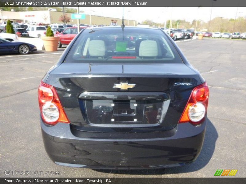 Black Granite Metallic / Jet Black/Dark Titanium 2013 Chevrolet Sonic LS Sedan