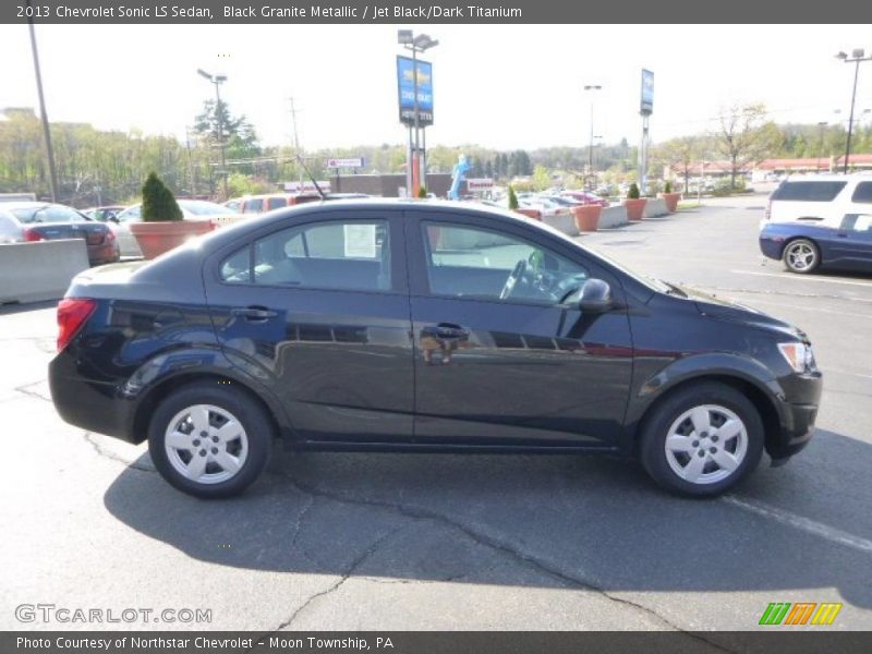 Black Granite Metallic / Jet Black/Dark Titanium 2013 Chevrolet Sonic LS Sedan