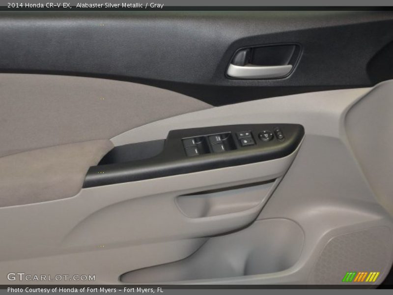 Alabaster Silver Metallic / Gray 2014 Honda CR-V EX