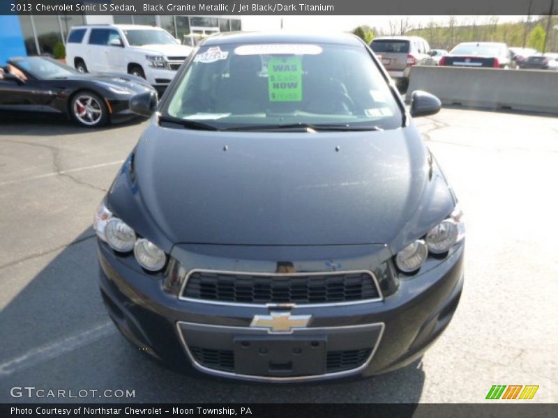 Black Granite Metallic / Jet Black/Dark Titanium 2013 Chevrolet Sonic LS Sedan