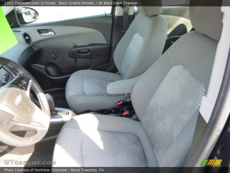 Black Granite Metallic / Jet Black/Dark Titanium 2013 Chevrolet Sonic LS Sedan