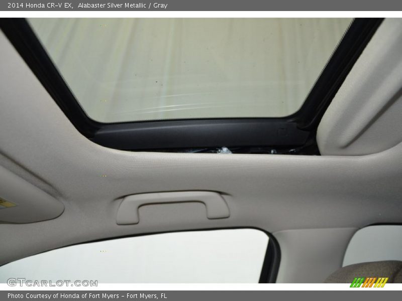 Alabaster Silver Metallic / Gray 2014 Honda CR-V EX