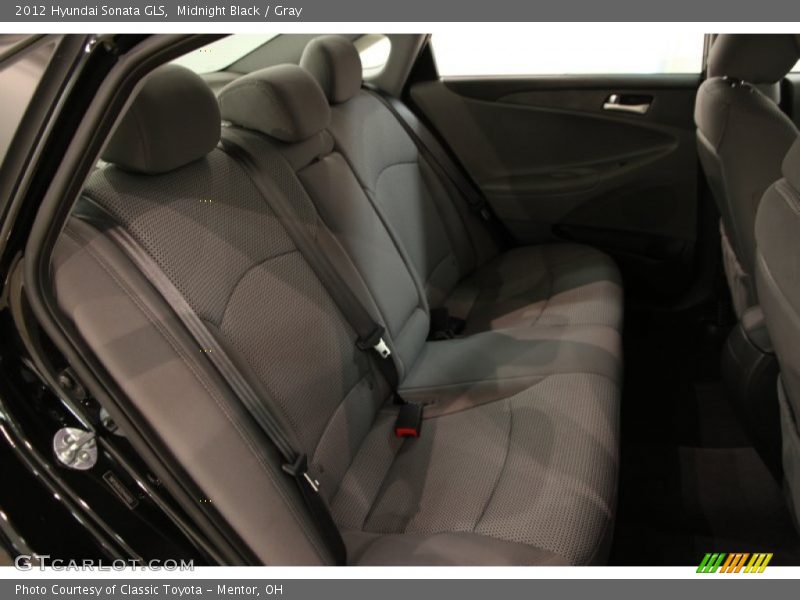 Midnight Black / Gray 2012 Hyundai Sonata GLS