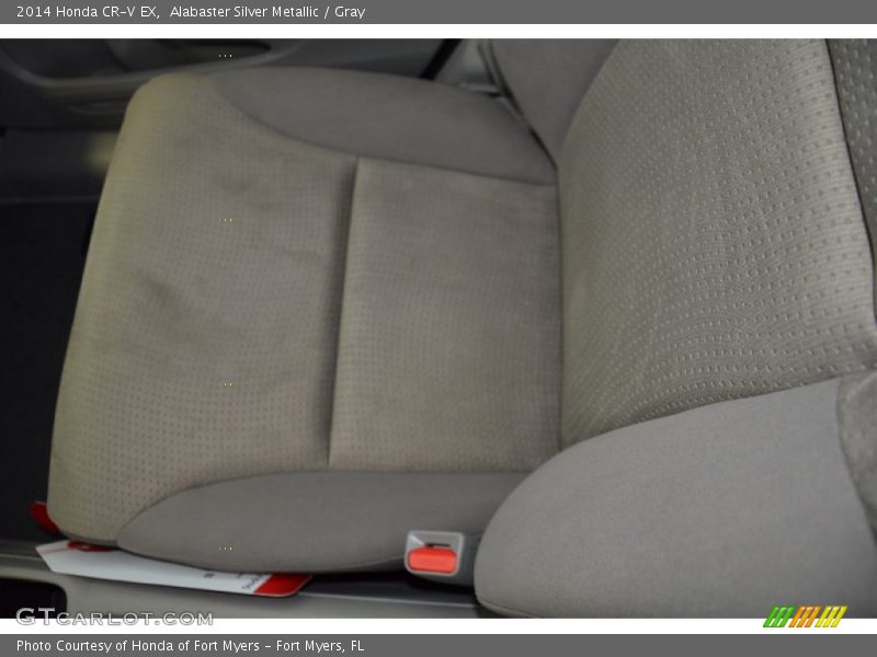 Alabaster Silver Metallic / Gray 2014 Honda CR-V EX