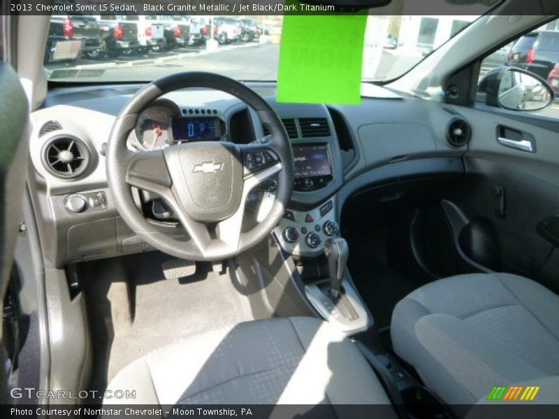 Black Granite Metallic / Jet Black/Dark Titanium 2013 Chevrolet Sonic LS Sedan