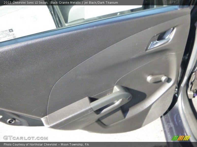 Black Granite Metallic / Jet Black/Dark Titanium 2013 Chevrolet Sonic LS Sedan