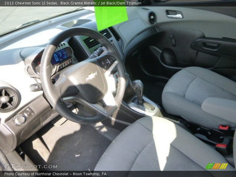 Black Granite Metallic / Jet Black/Dark Titanium 2013 Chevrolet Sonic LS Sedan