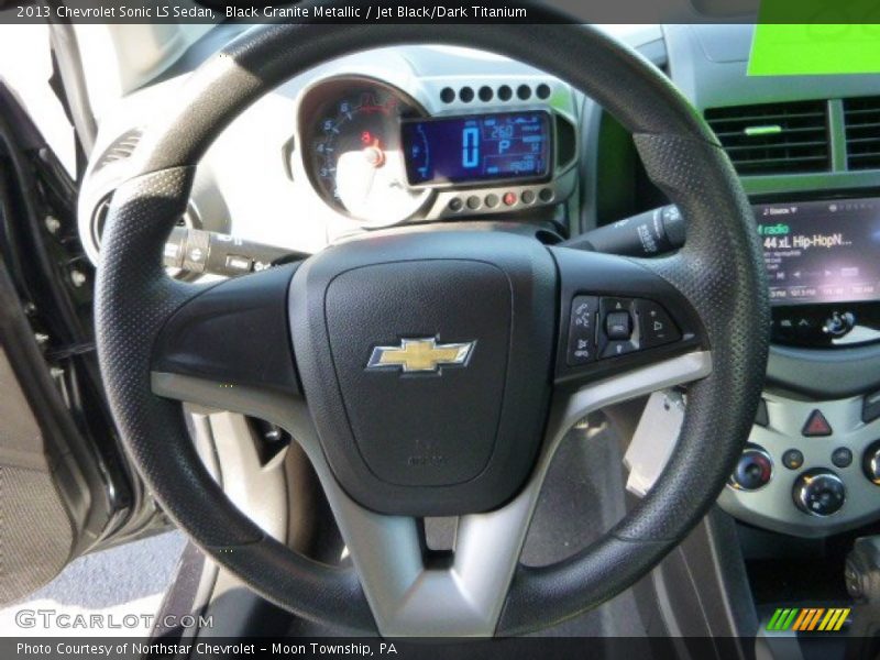 Black Granite Metallic / Jet Black/Dark Titanium 2013 Chevrolet Sonic LS Sedan
