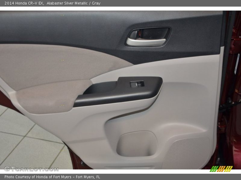 Alabaster Silver Metallic / Gray 2014 Honda CR-V EX