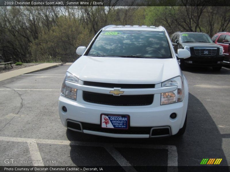 Summit White / Ebony 2009 Chevrolet Equinox Sport AWD