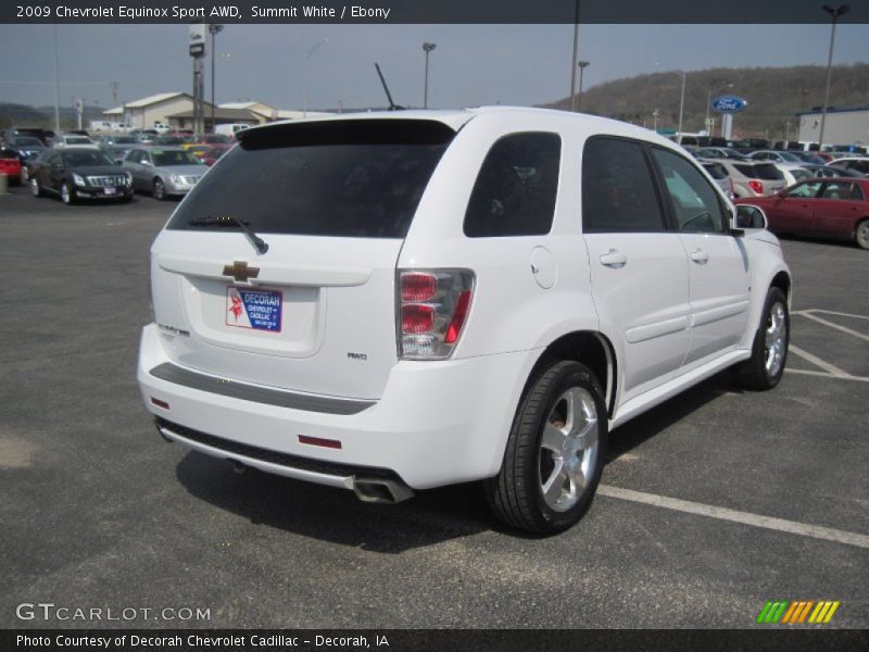 Summit White / Ebony 2009 Chevrolet Equinox Sport AWD