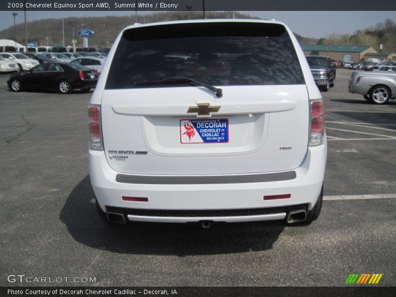 Summit White / Ebony 2009 Chevrolet Equinox Sport AWD