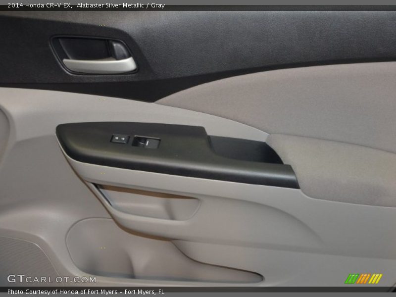 Alabaster Silver Metallic / Gray 2014 Honda CR-V EX