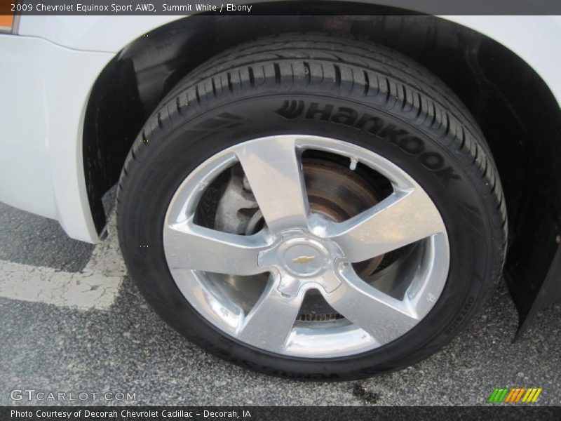 Summit White / Ebony 2009 Chevrolet Equinox Sport AWD