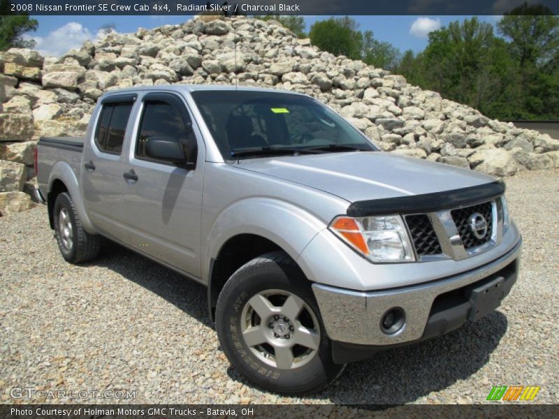 Radiant Silver / Charcoal Black 2008 Nissan Frontier SE Crew Cab 4x4