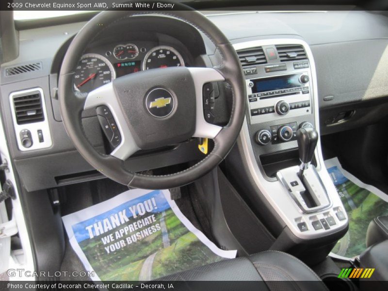 Summit White / Ebony 2009 Chevrolet Equinox Sport AWD