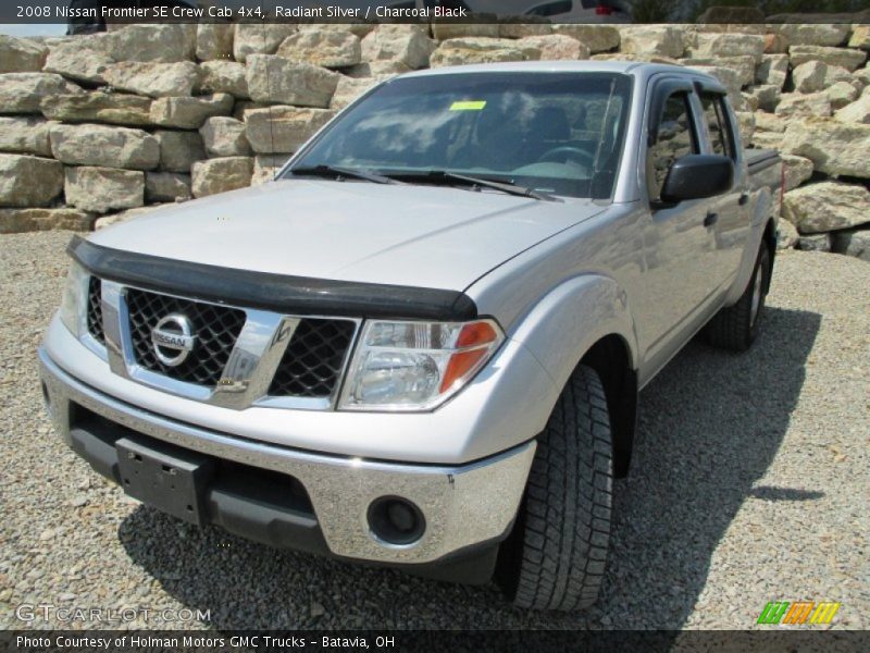 Radiant Silver / Charcoal Black 2008 Nissan Frontier SE Crew Cab 4x4