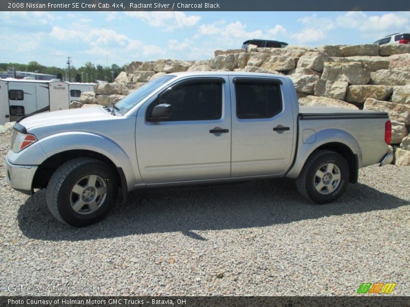 Radiant Silver / Charcoal Black 2008 Nissan Frontier SE Crew Cab 4x4