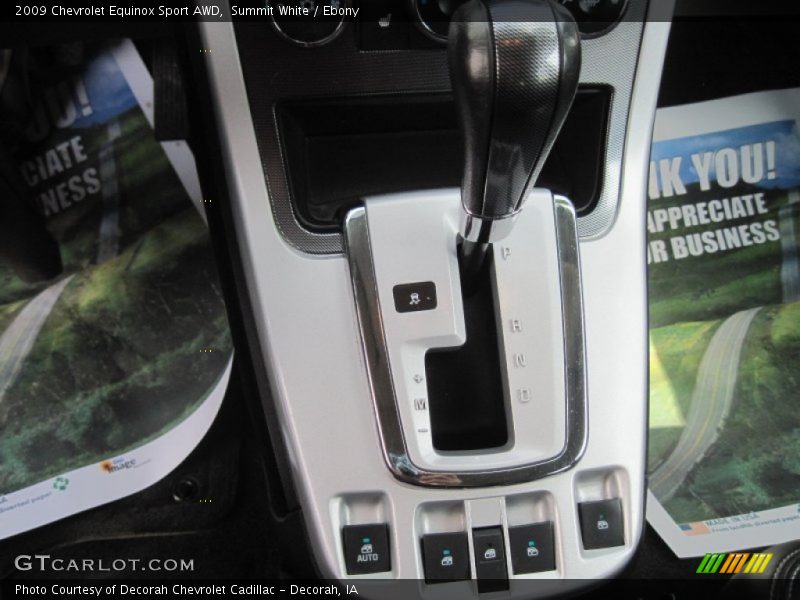 Summit White / Ebony 2009 Chevrolet Equinox Sport AWD