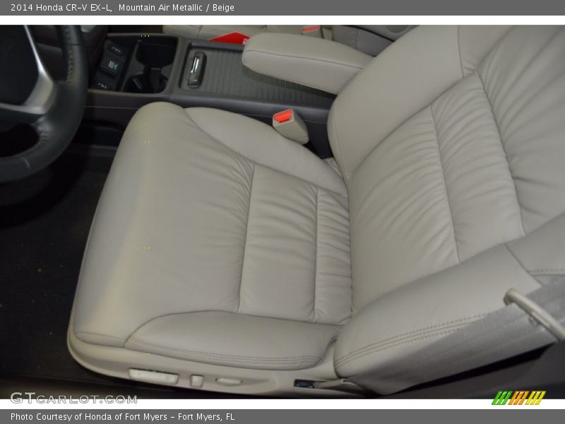 Mountain Air Metallic / Beige 2014 Honda CR-V EX-L