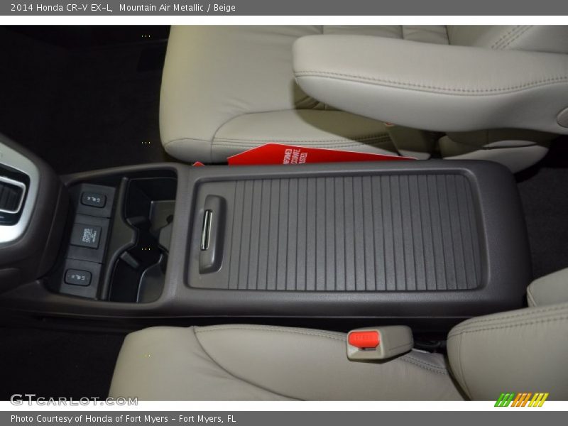 Mountain Air Metallic / Beige 2014 Honda CR-V EX-L