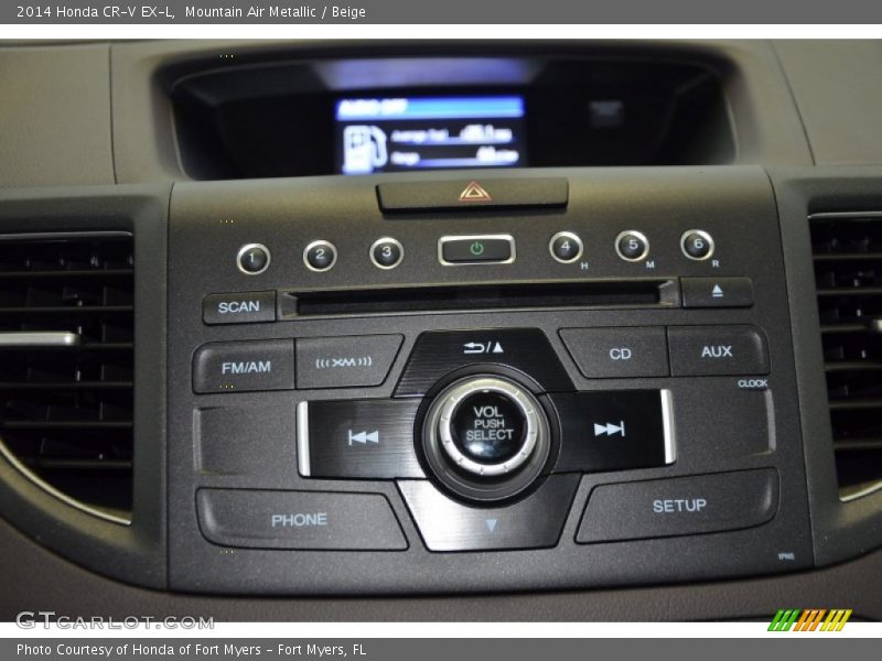 Mountain Air Metallic / Beige 2014 Honda CR-V EX-L