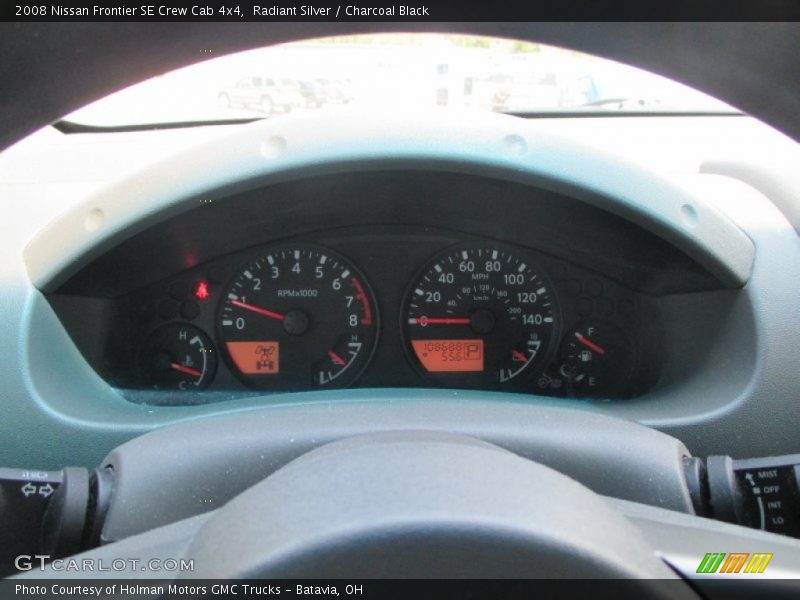 Radiant Silver / Charcoal Black 2008 Nissan Frontier SE Crew Cab 4x4