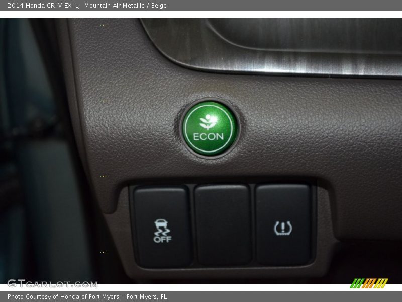 Mountain Air Metallic / Beige 2014 Honda CR-V EX-L