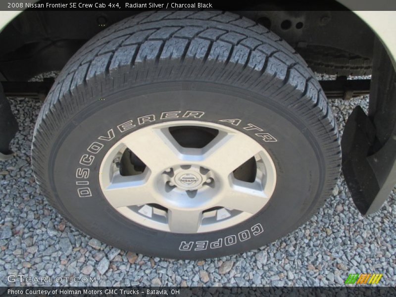 Radiant Silver / Charcoal Black 2008 Nissan Frontier SE Crew Cab 4x4