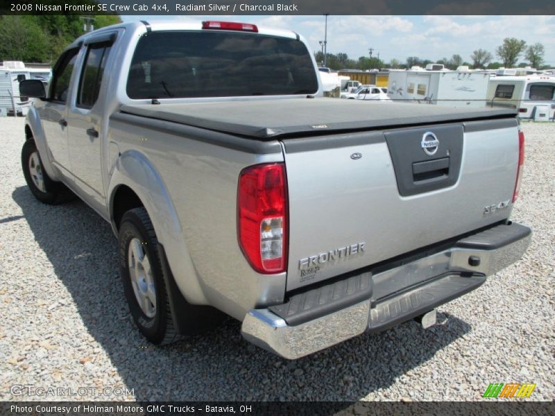 Radiant Silver / Charcoal Black 2008 Nissan Frontier SE Crew Cab 4x4