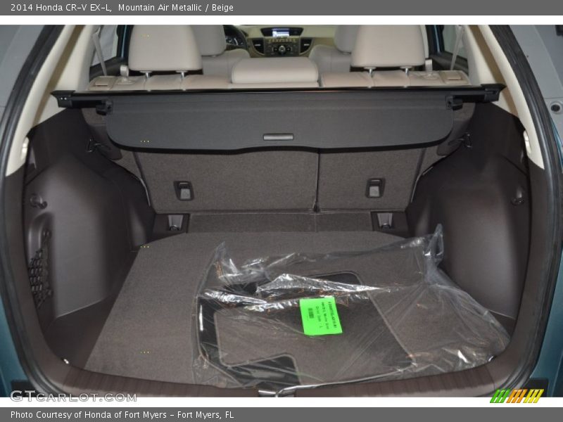 Mountain Air Metallic / Beige 2014 Honda CR-V EX-L