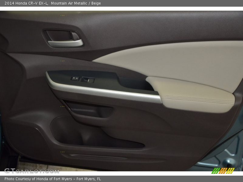 Mountain Air Metallic / Beige 2014 Honda CR-V EX-L