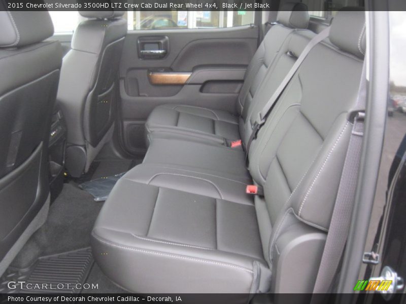 Rear Seat of 2015 Silverado 3500HD LTZ Crew Cab Dual Rear Wheel 4x4