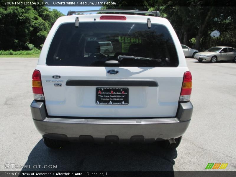 Oxford White / Medium/Dark Pebble 2004 Ford Escape XLT V6