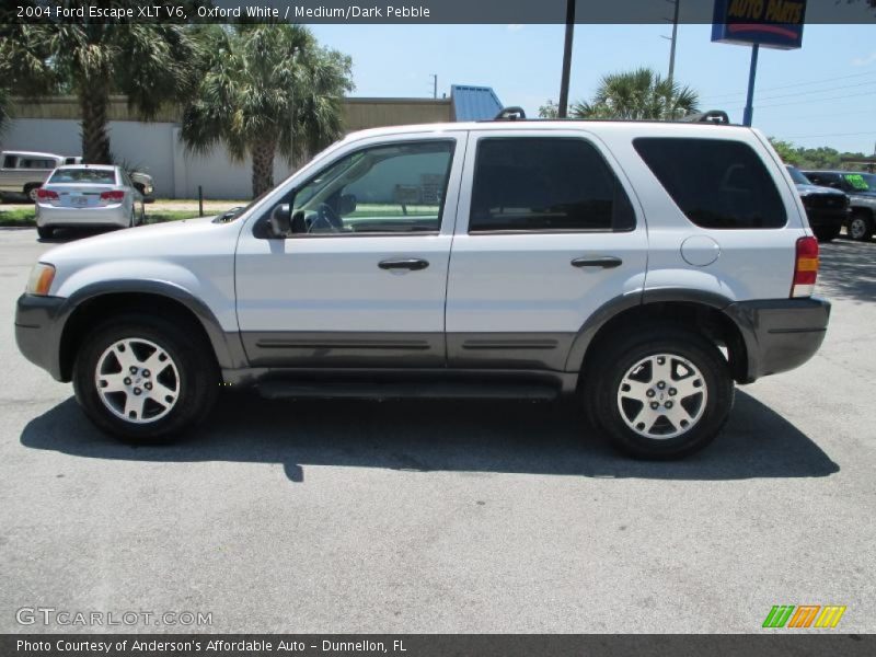 Oxford White / Medium/Dark Pebble 2004 Ford Escape XLT V6
