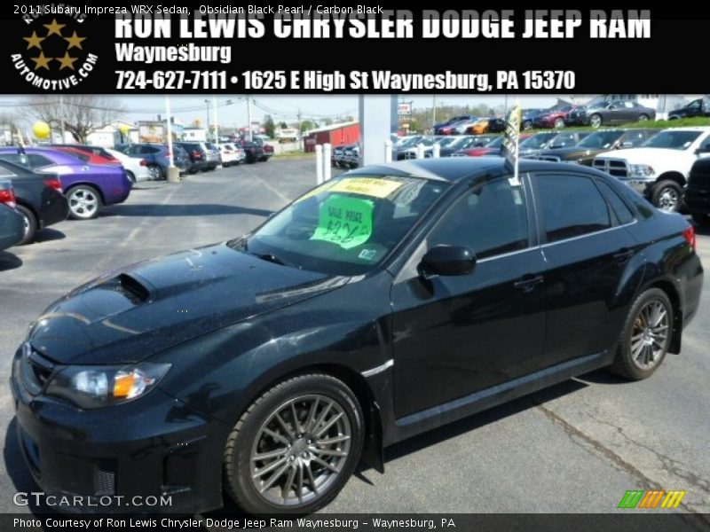 Obsidian Black Pearl / Carbon Black 2011 Subaru Impreza WRX Sedan