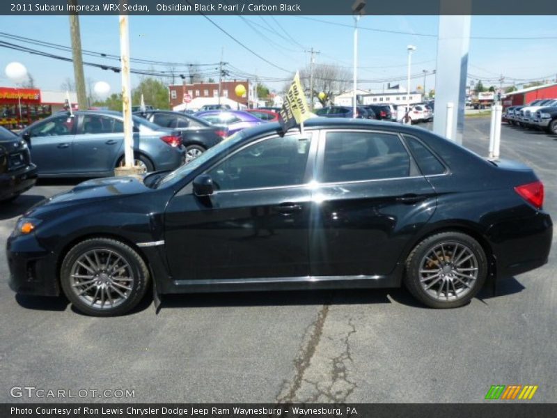 Obsidian Black Pearl / Carbon Black 2011 Subaru Impreza WRX Sedan