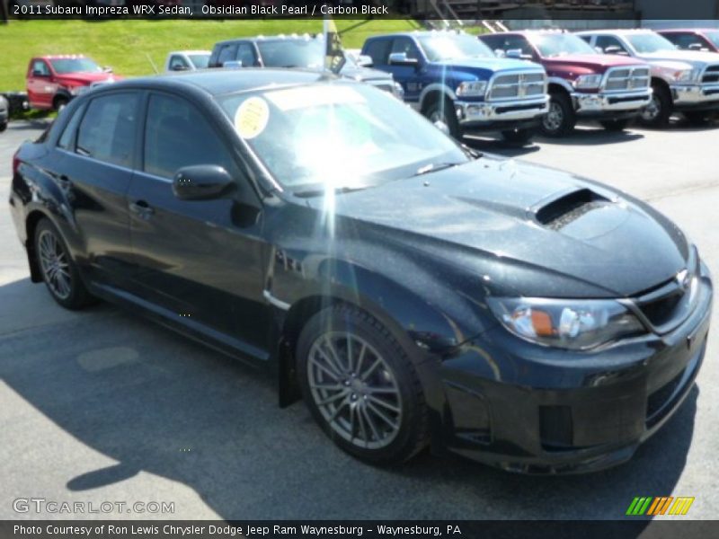 Obsidian Black Pearl / Carbon Black 2011 Subaru Impreza WRX Sedan