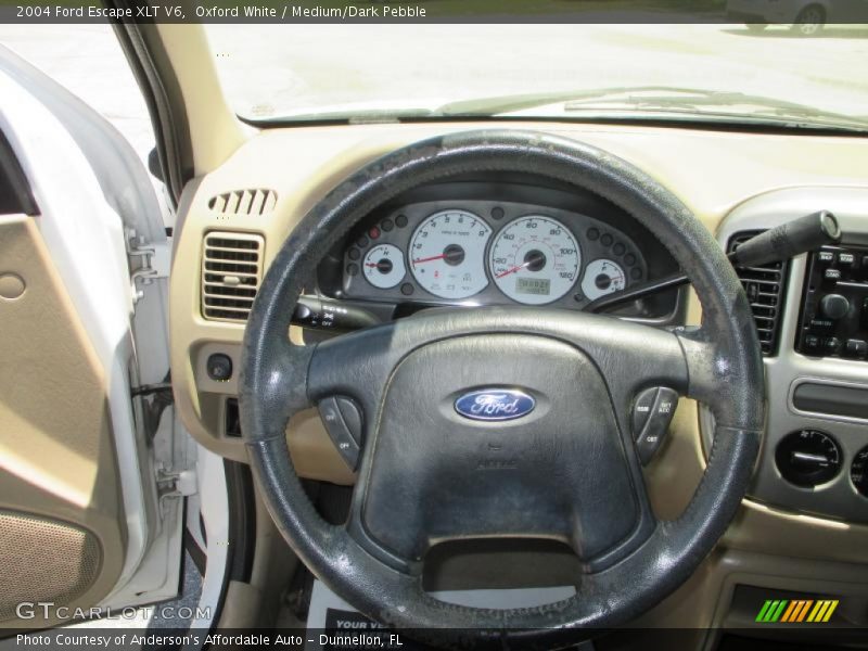 Oxford White / Medium/Dark Pebble 2004 Ford Escape XLT V6