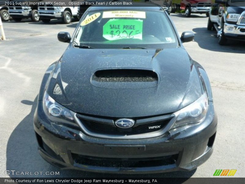 Obsidian Black Pearl / Carbon Black 2011 Subaru Impreza WRX Sedan