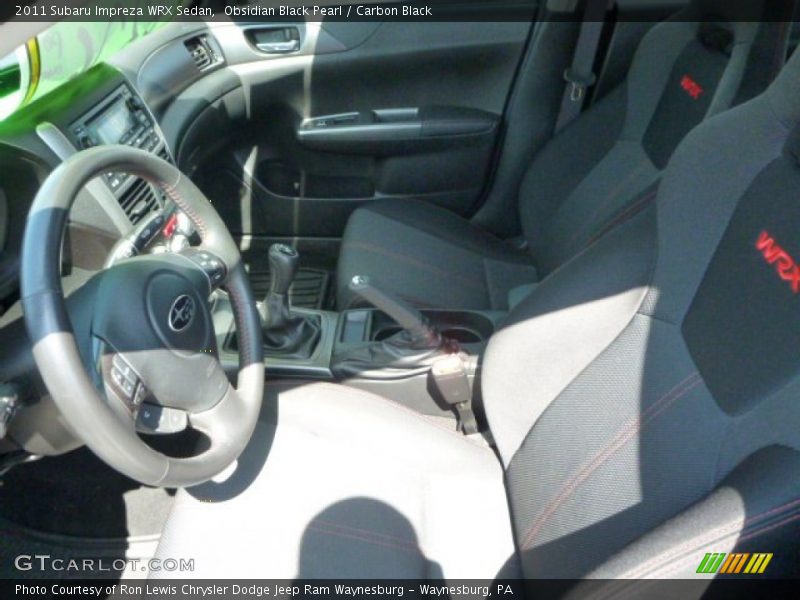 Obsidian Black Pearl / Carbon Black 2011 Subaru Impreza WRX Sedan