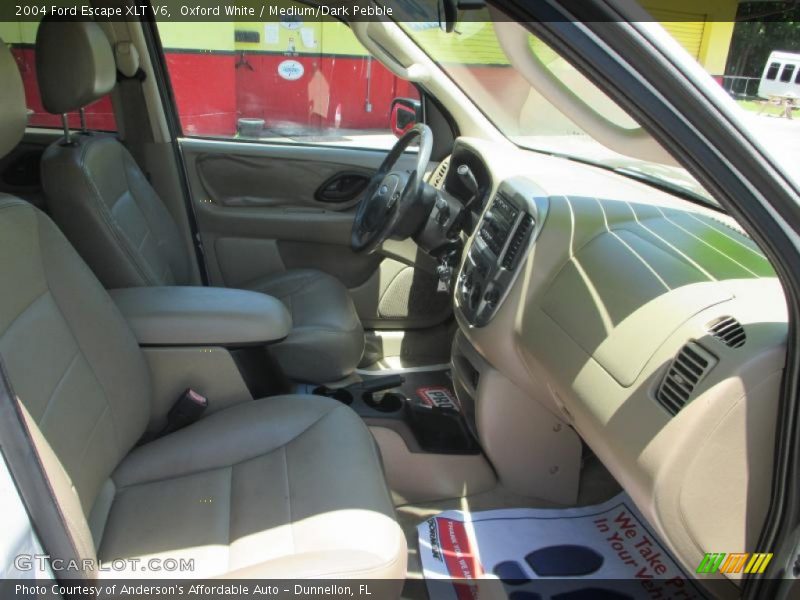 Oxford White / Medium/Dark Pebble 2004 Ford Escape XLT V6