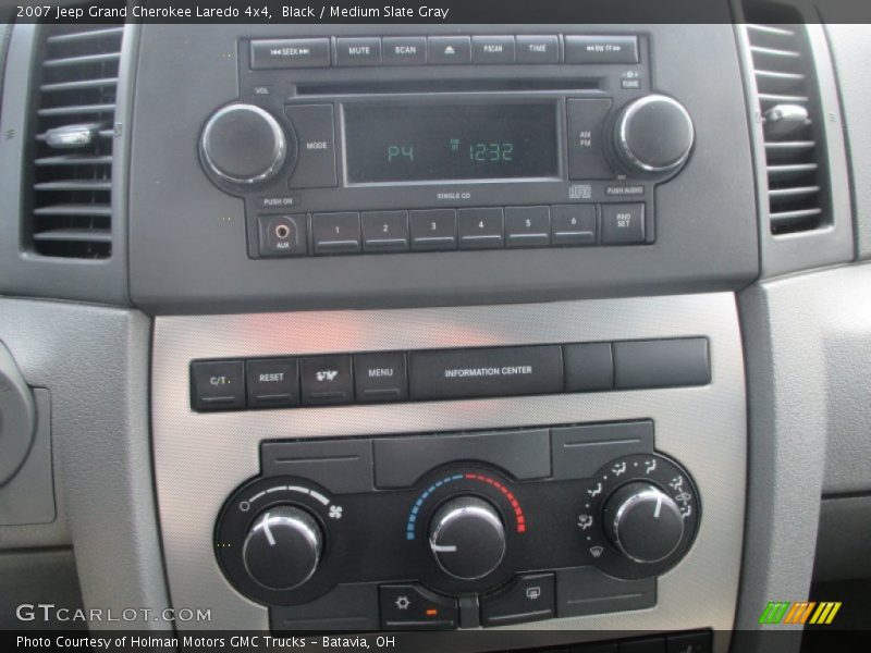 Black / Medium Slate Gray 2007 Jeep Grand Cherokee Laredo 4x4