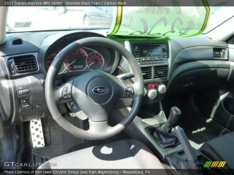 Obsidian Black Pearl / Carbon Black 2011 Subaru Impreza WRX Sedan